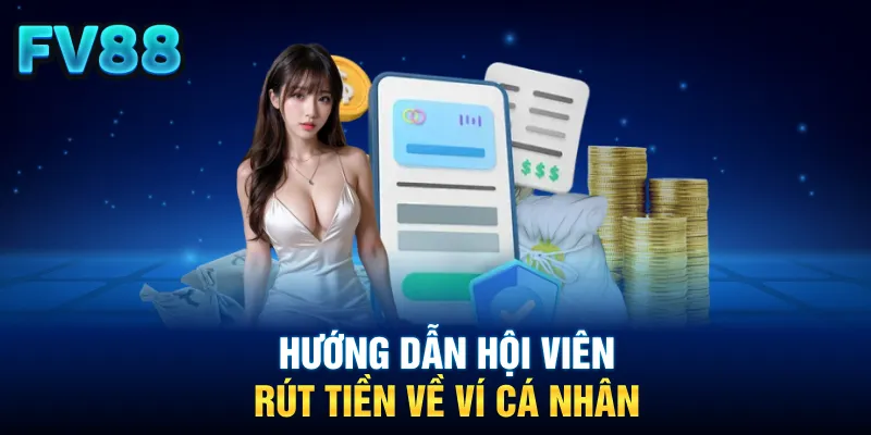 Hướng dẫn hội viên rút tiền về ví cá nhân
